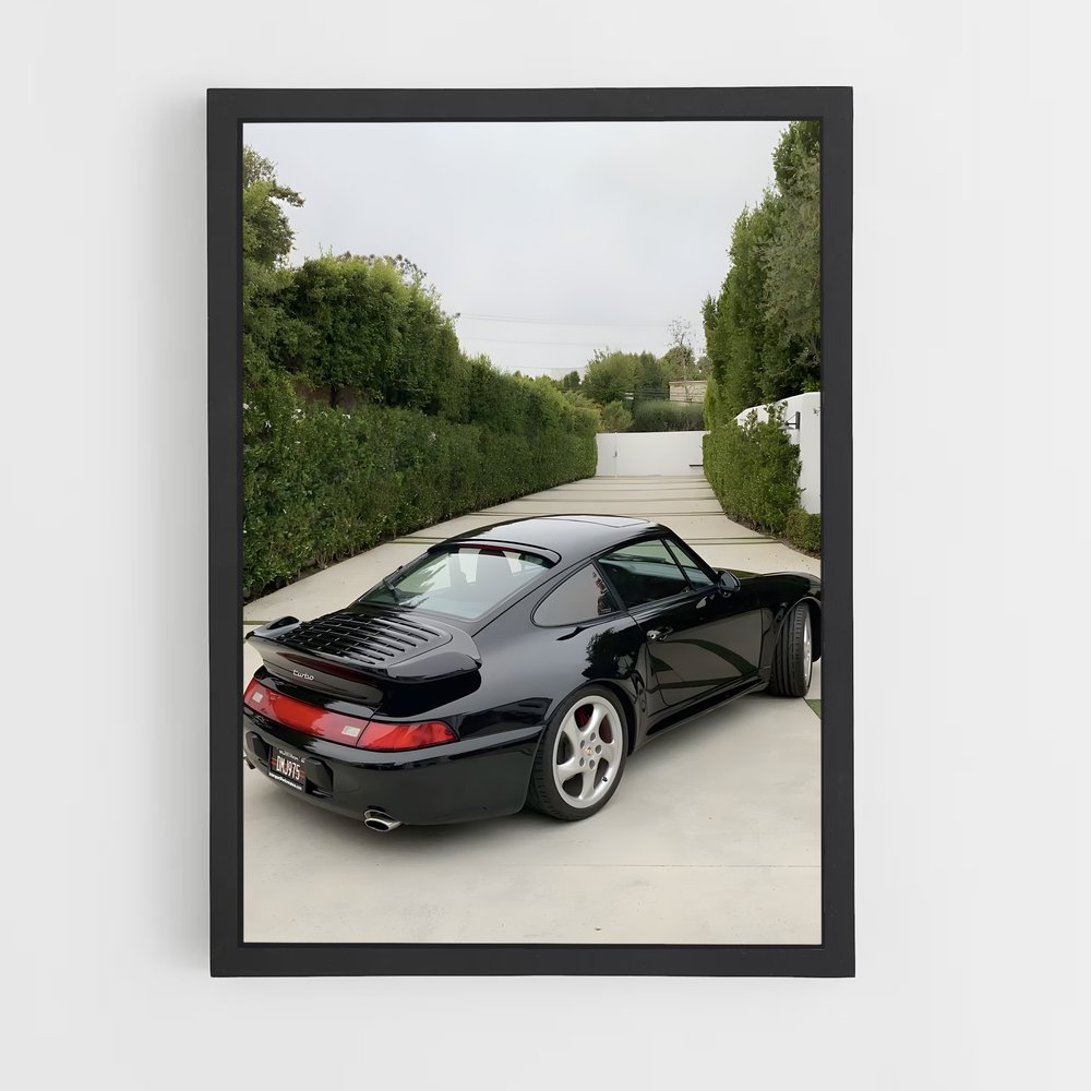 Poster dynamique turbo – affiche Porsche (vue 2)